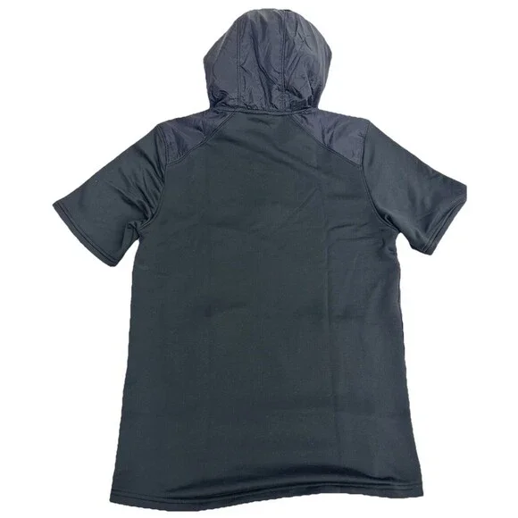 New Men's Under Armour AU Command Short‎ Sleeve Black Hoodie Size Small New